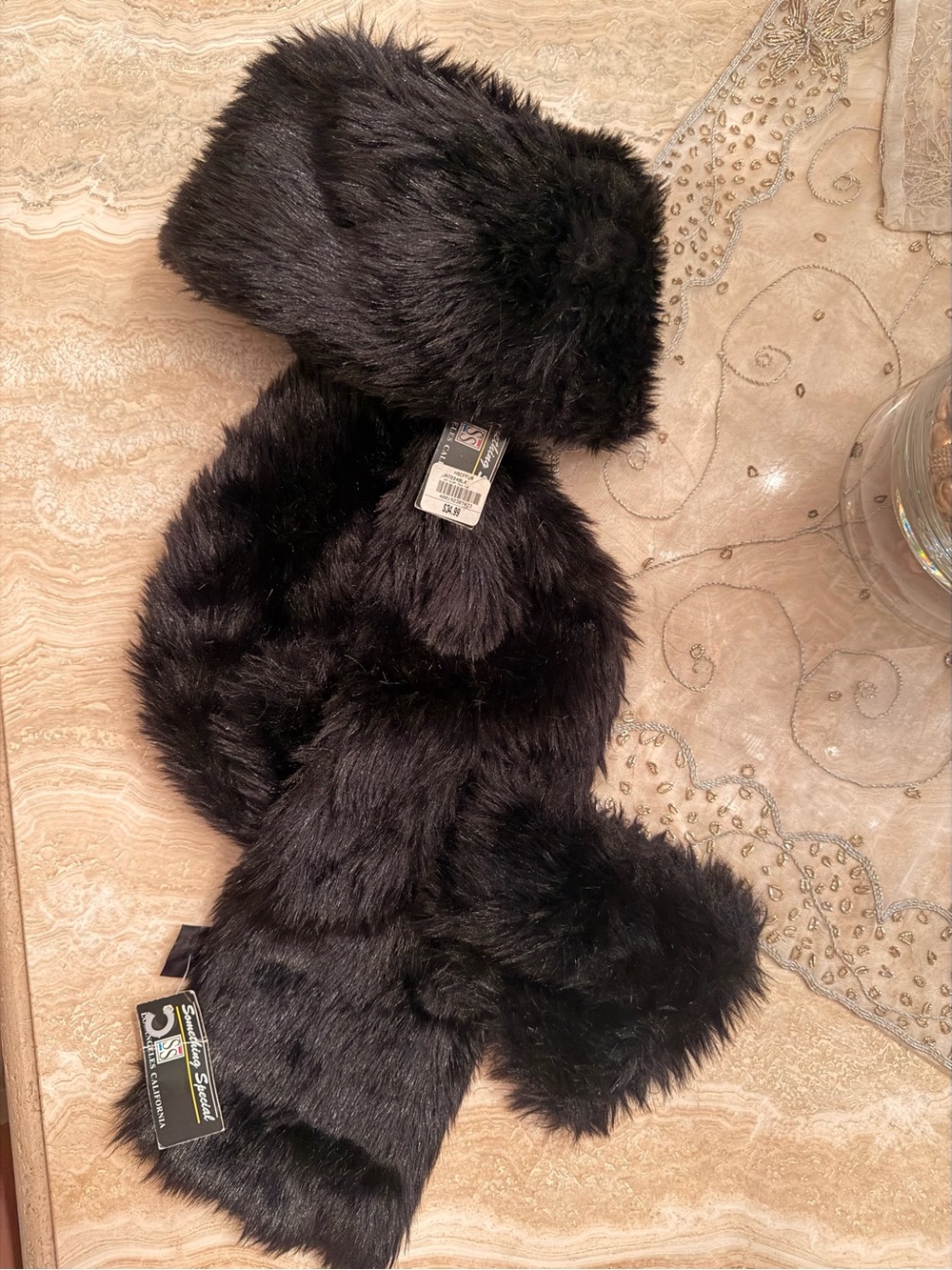 From Dolly’s Closet A Store That Was Located In Dollywood Faux Fur Scarf & Hat